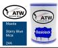 Preview: Mazda, Starry Blue Mica, 24A: 500ml Lackdose, von ATW Autoteile West.